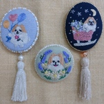 milcho様専用ページ(うちの子刺繍ブローチ)