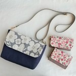 フラップショルダーバッグ・ミニお財布・キーケース【はなはな・シャモニー】