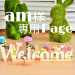 ayami様　オーダーページ　＊ayami 様～ありがとうございます✨～イニシャルフラワーオブジェ～