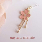 ＊Flower&ラインストーン＊イヤホンジャックピアス【251】