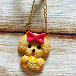 トイプードルクッキーのバッグチャーム