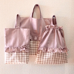 3点セット　ラベンダーチェック