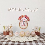  𓐍︎︎ ◌ナチュラルカラーのだるまさん.* ⚘