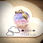 りんごペンダント 雲＆空 夕暮れ空 F