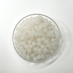  【8mm  80個】全13色展開 1.ホワイト   ジェイド(翡翠)風アクリルビーズ 単色 半透明 ミルキーカラー