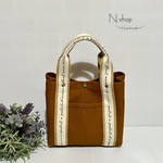 仕切り*帆布*トートバッグ(S)❥ハンドメイド❥