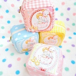 レトロ♡Hello Baby*cute dream＊ しかくいキューブポーチ ４種