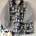 たくさんのしろくまのスモック♪サイズ100