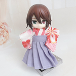 和花柄袴風セットアップ【オビツ11/10cmサイズ】