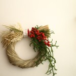 生花お飾り（極細稲わらリース）
