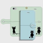 パステルぷーちゃん手帳型iphone・Androidケース