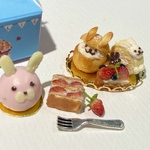 ミニチュアフード☆うさぎのスイーツ5種♪