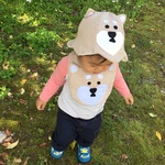柴犬のチューリップハット  