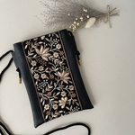 インド刺繍リボンのスマホショルダー