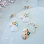 summer shellプチイヤリング/ピアス