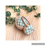 ●T様オーダー品● ピンクッション ＆ ニードルレスト【 ぎざぎざお花 】