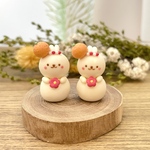 【完成品】鏡もちうさちゃん人形♪1ぴき［お正月飾り］