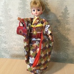 ♡振袖（りかちゃんの大きさの着物です）