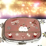 光るクリスマスシマエナガちゃん ピルケース 
