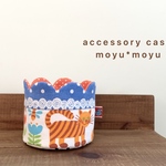 スカラップの小さな小物入れ　＊ヴィンテージ　ねこ＊