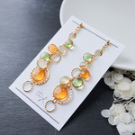 Grain color「みかん」ピアス・イヤリング