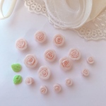 ハンドメイド パーツ    材料  薔薇  ピンク　3
