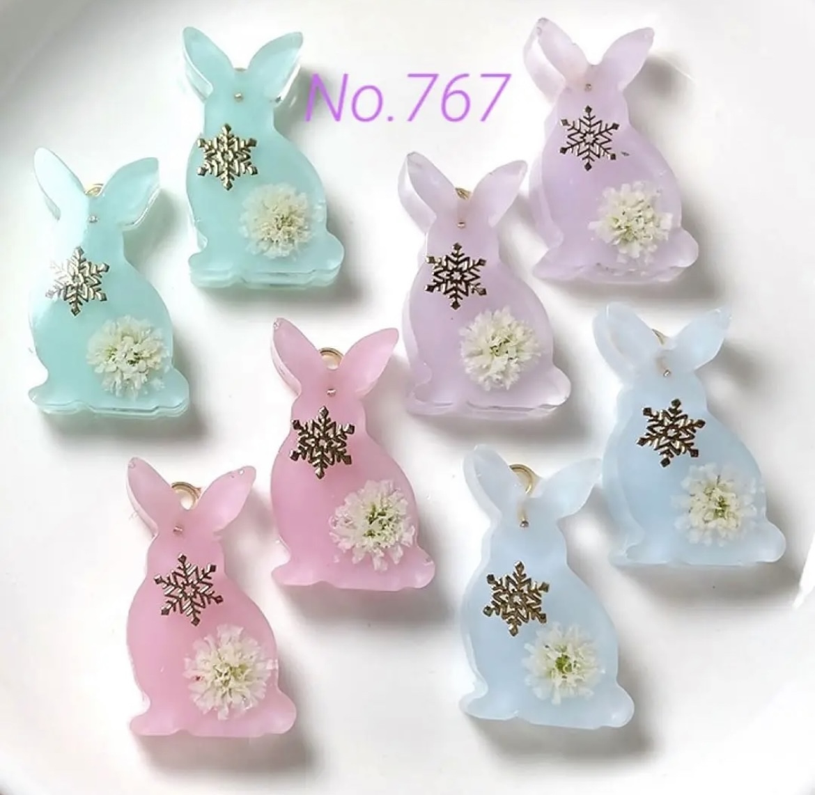 オーダー用となりますNo.767◇チャームトップ♪カン付きレジンパーツ 