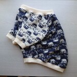 フレブル服　なまけもの柄ラグラン　フレンチブルドッグ