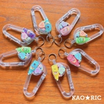 [再販]リール付きカラビナ★バッグチャーム♪