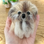 【送料無料】羊毛フェルト 犬