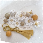 つまみ細工 結婚式  髪飾り  白無垢  和玉