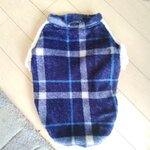 犬服！Ｌsize！暖か！フワフワ！チェック