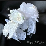  【カチューシャ】wedding ribbon 撮影用 イベント用  ペット用