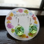 ミルフィオリのピアス　93