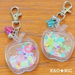 りんご🍎シャカシャカキーホルダー♪