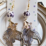 【冬季限定デザイン】ドレスアップ金魚のピアス、イヤリング