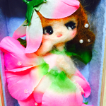 ポーズ人形風女の子「薔薇の妖精」