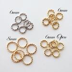 ねじねじ輪 6mm 6個　【3タイプ中から選択】