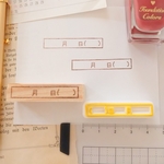 ちっちゃめ 日付フレーム ⑰ 消しゴムはんこ