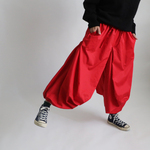 最終ＳＡＬＥ　８７cm　禅　ＺＥＮ　 パンツ　立体裁断 　コットン１００％ 変形サルエル侘び寂びワイド（pt098）U50