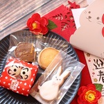 ☆お年賀うさちゃんクッキーBOX☆卯サブレ入り☆