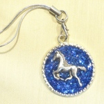 キラキラ蒼の馬