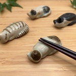 猫　箸置き【1個】茶色ぶち