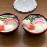 ミニチュアお雑煮関西風