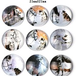 唇 16個入り ガラスカボション 10mm アクセサリーパーツ 手芸材料