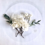 成人式 髪飾り / 結婚式 髪飾り / 卒業式 髪飾り / ドライフラワー 髪飾り