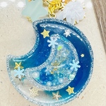 雪のシャカシャカキーホルダー