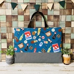☆新作☆　調味料柄　レトロ　レッスンバッグ　縦30×横40 　レッスンバック　習い事バッグ　塾バッグ　おけいこバッグ　手提げバッグ　入園入学準備　サイズオーダー