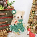 くまのクリスマスツリーちゃん（テディベア）