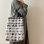 大きなレクタングルバッグ *⚮* land theater navy *⚮*